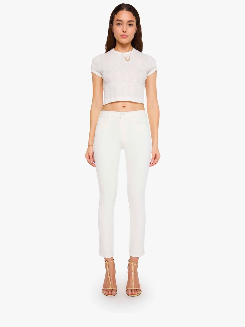 MOTHER Denim Dazzler Ankle Jean Fairest of them all 25